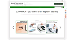 Desktop Screenshot of euroimmun.com
