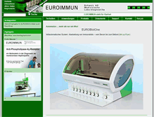 Tablet Screenshot of euroimmun.ch